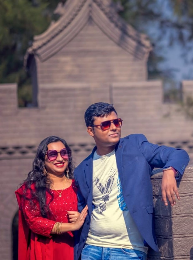 Couple outdoor portrait